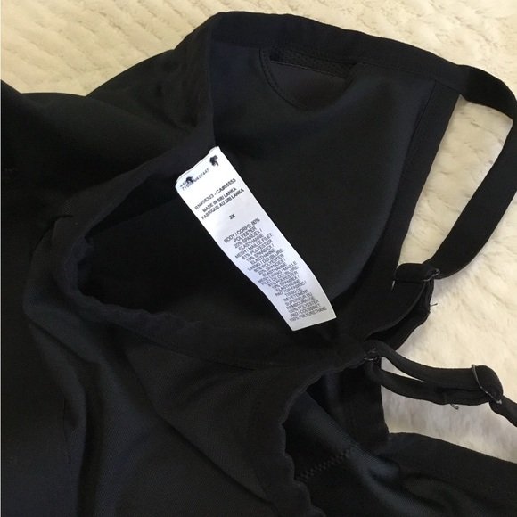 Nike Women's Plus Solid Indy Sports Bra Black Size 2X lot 2 - Picture 6 of 9